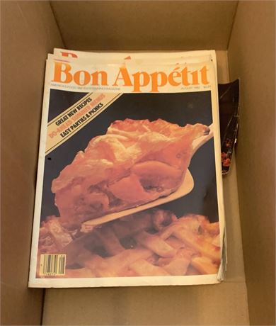 1980s Bon Appétit Magazine Lot