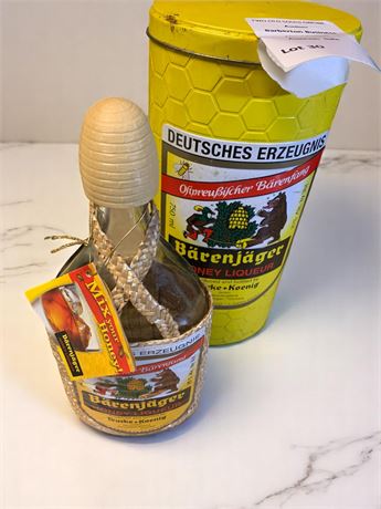 Bärenjäger Honey Liqueur Bottles (Empty)
