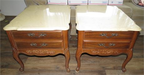 Marble Top End Tables