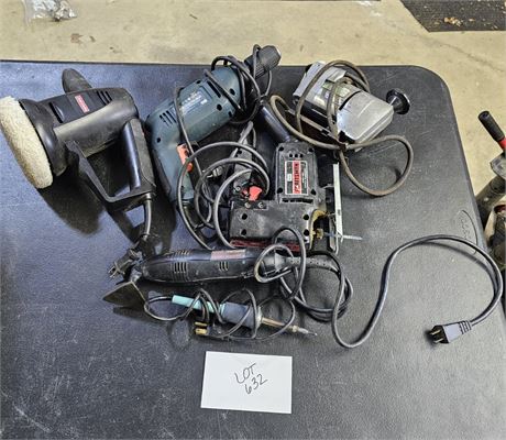 Mixed Electric Tools- Craftsman Saw, Sander & More