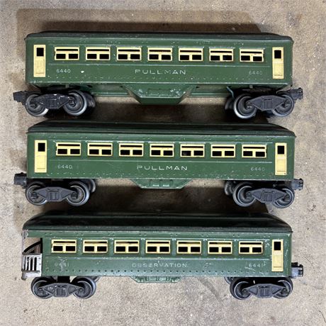 Set of 3 Lionel Pullman Trains (No. 6440 & 6441)