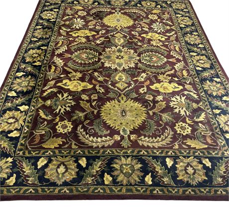 Kaleen 5'x8' Wool Area Rug, Regal Palmette Pattern