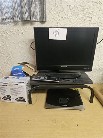 Sylvania 18" Color TV, Panasonic Cordless Phones & More