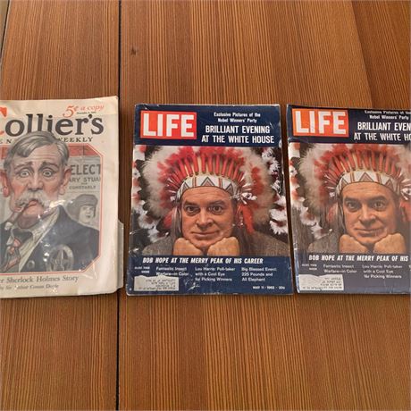 Vintage Life Magazine May 1962 - Bob Hope at the Merry Peak of his Career X 2