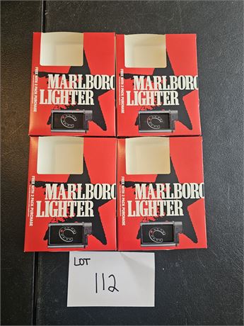 Marlboro Wild West Lighters x4