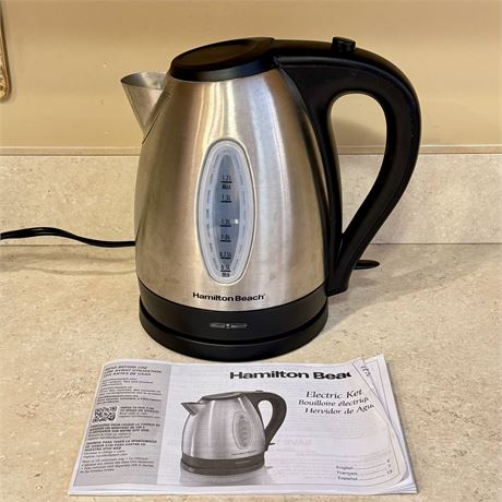 Hamilton Beach Stainless Steel Electric Kettle