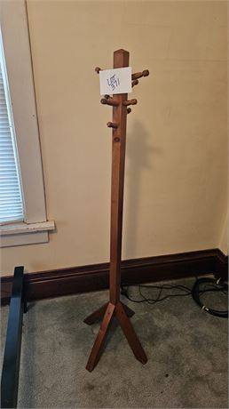 Wood Coat Rack