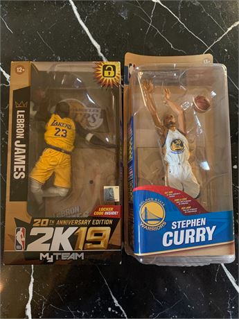 McFarlane Toys LeBron James 20th Anniversary Edition 2K19 Figure &