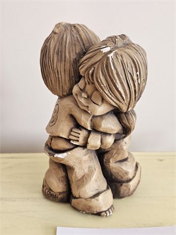 Vintage Fannykins "Huggin' n Lovin'" Statue by Bill Mack