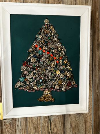 Vintage Electric Art of Jewelry Christmas tree (lighted)