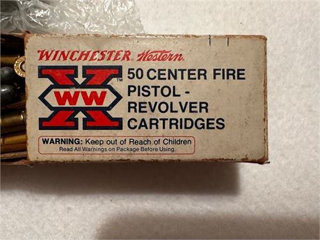 Winchester Pistol Bullets and Gun Oil