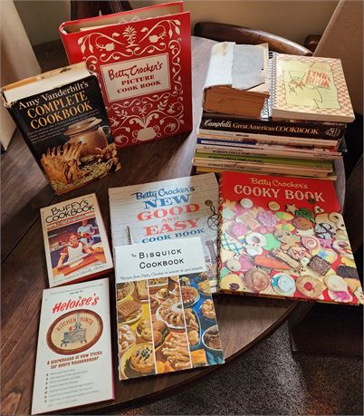 Vintage Betty Crocker & More Cook Book Lot