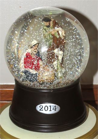 Musical Nativity SnowGlobe