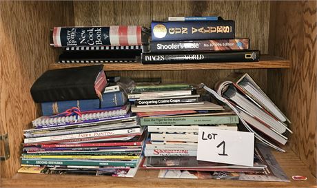 Mixed Books- Cook Books, Magazines & More