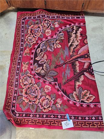 Large Floral Rug-Mat