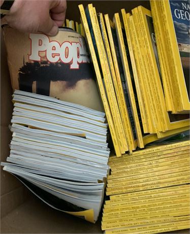 Vintage National Geographic & People Magazine Lot