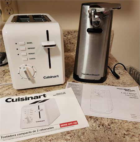 Cuisinart Toaster & Black Decker Can Opener