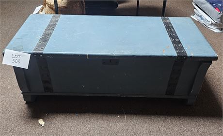 Vintage Wood Trunk