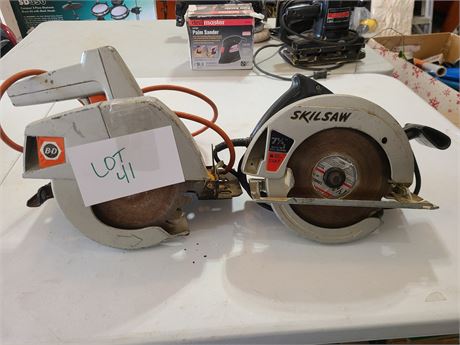 Black & Decker & Skilsaw 7.25" Circular Saws