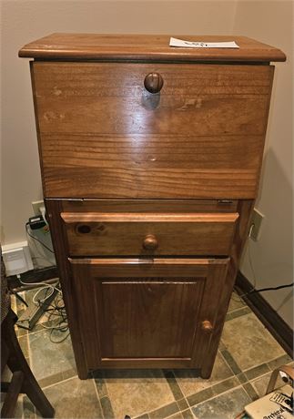 Solid Wood Storage Cabinet