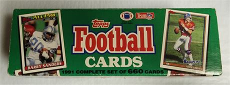 Topps 1991 Football Set