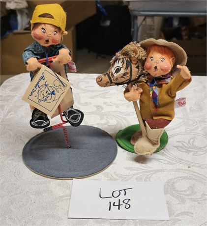 Annalee "Jumpin Rick" & Hobby Horse Dolls