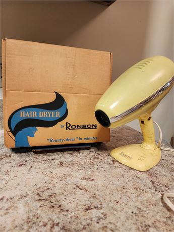 Vintage Ronson Hairdryer in Original Box