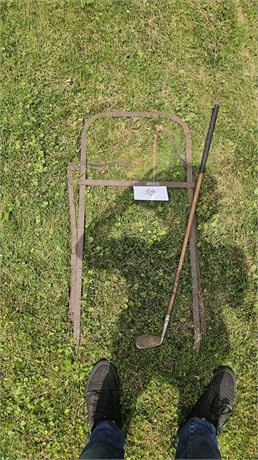 ANTIQUE WOOD GOLF CLUB & MORE