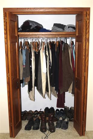 Closet Cleanout: Men's Clothing & Shoes