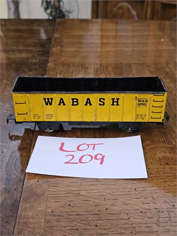 Marx Wabash Gondola Tin Lithograph 80982 Car 1955-1961