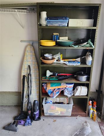 Garage Shelf Cleanout