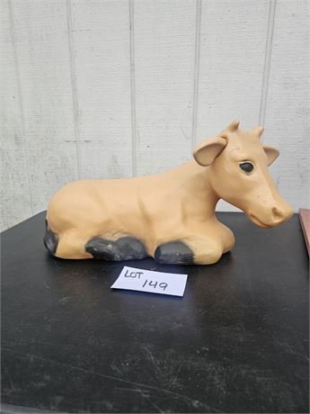 Vintage Blown Mold General Foam Plastics Cow