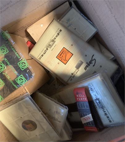 Sierra Bakelite Electrical Light Switch Cover Lot - 1 Box
