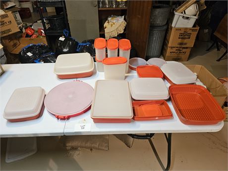 Large Lot of Tupperware: Food Storage / Cereal / Pasta & More