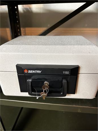 Sentry Safe with 2 Keys