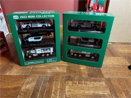 NEW IN BOX Hess 2022 Mini Collection trucks (x2)