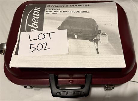 Sunbeam Portable Barbecue Grill LP Gas