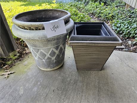 Mixed Planter Lot: Sizes Vary