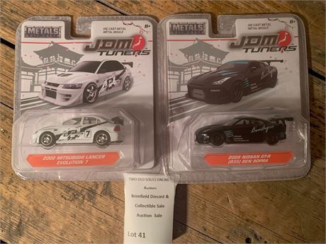 Jada Toys DM Tuners Series Diecast Cars 2002 Mitsubishi Lancer Evolution 7