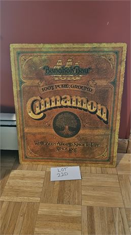 Vintage Bangkok Bay Cinnamon Sign