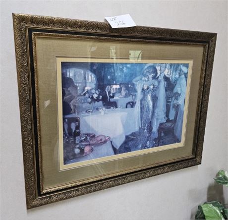 Jules Grun "The Dinner Party" Art Print