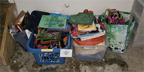 Large Lot Of Tote Bags- Sizes Vary