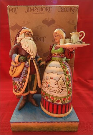 Jim Shore "Tis The Season For Loving Hearts"  Figurine