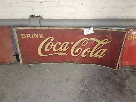 Original Metal Drink Coca-Cola Sign