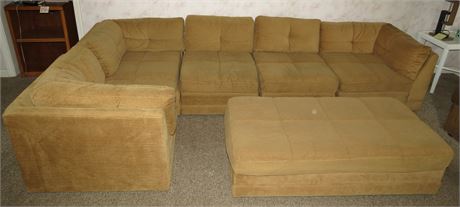 Herculon Sectional, Storage Ottoman