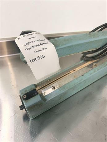 Uline Tabletop Impulse Sealer (Model H-306)
