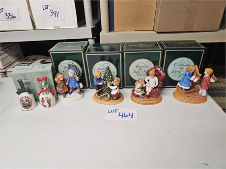 Avon Christmas Memories Figurines & Bells