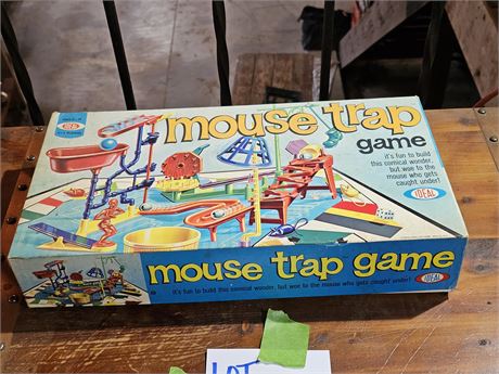 1970 Ideal Mouse Trap Board Game #2601-3