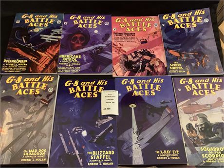 G-8 And His Battle Aces Comic Book Lot of 8