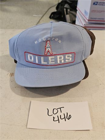 Mixed NFL Ball Caps- Oilers, Browns